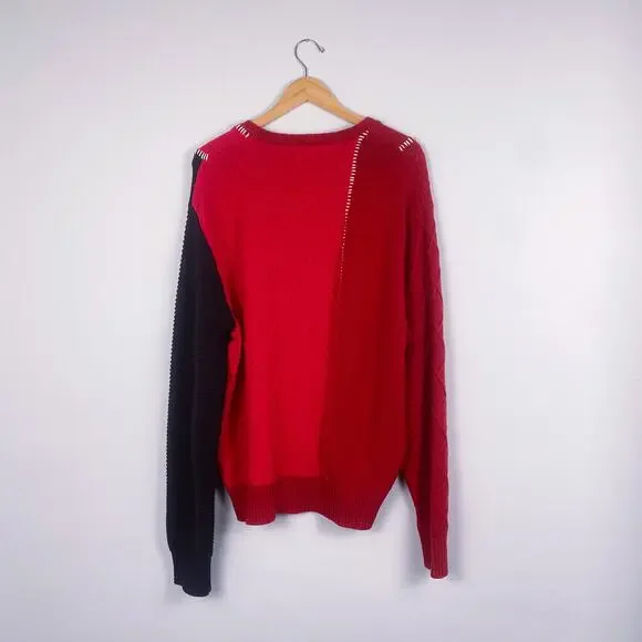 Stussy Unisex Patchwork Sweater Large